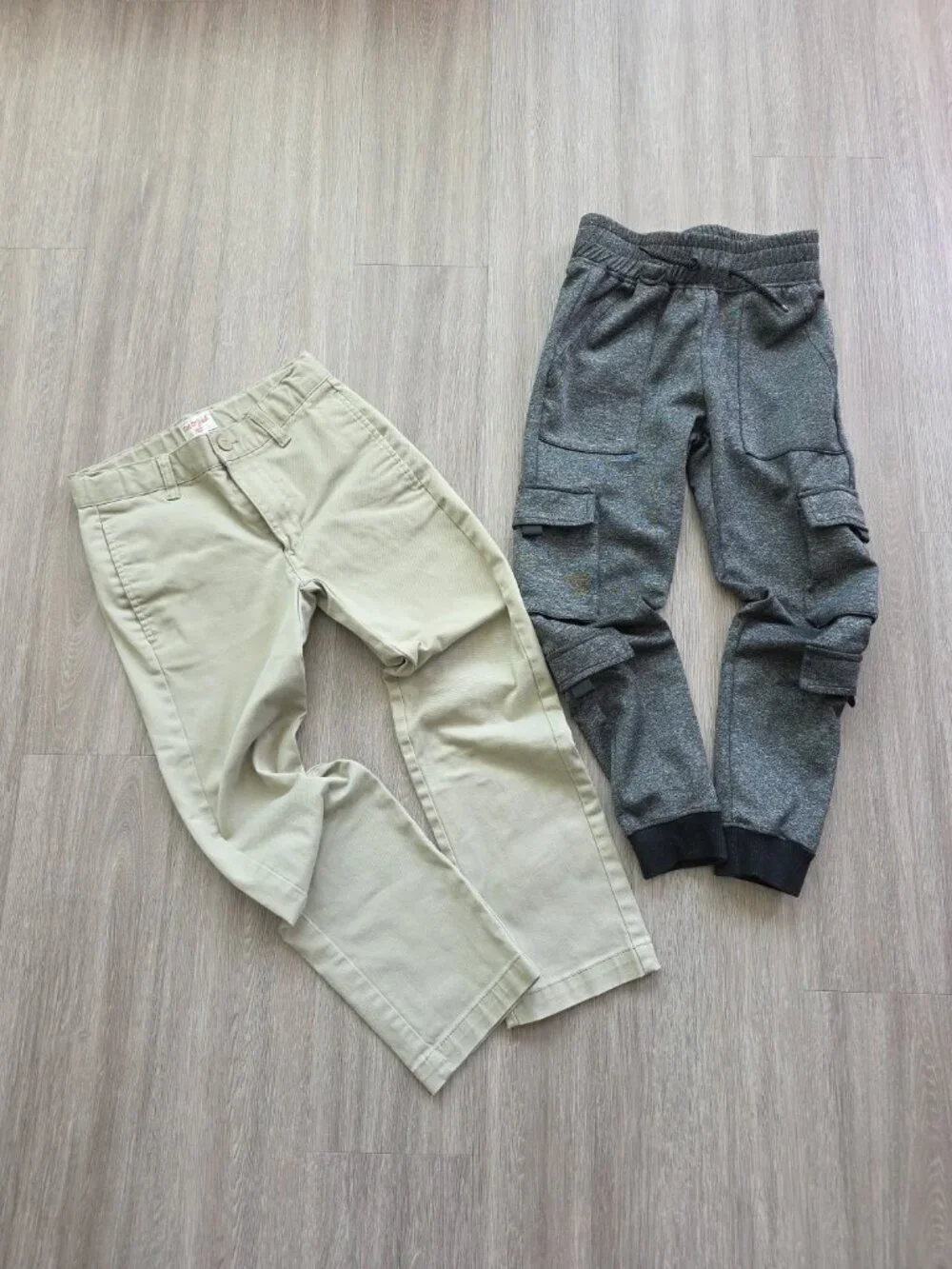Boys Pants Bundle Size 8 Cat & Jack Chino + Gray Cargo Joggers Lot - Picture 16 of 16